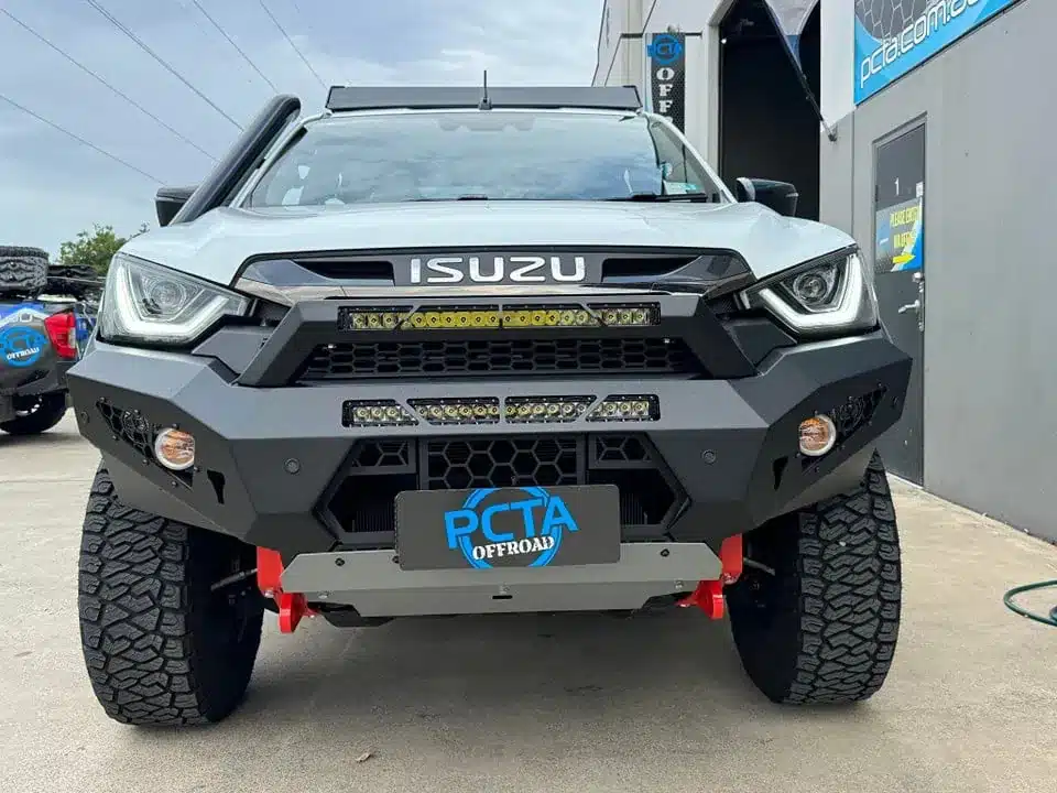 DMAX with Offroad Animal Bullbar