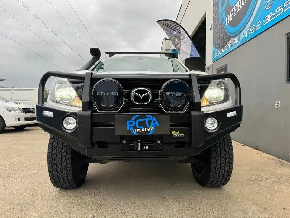 BT50 with Ironman Commercial Deluxe Bullbar