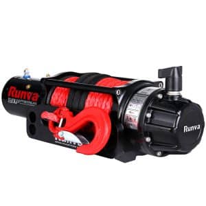 Runva 13XP PREMIUM 12V winch with Synthetic Rope