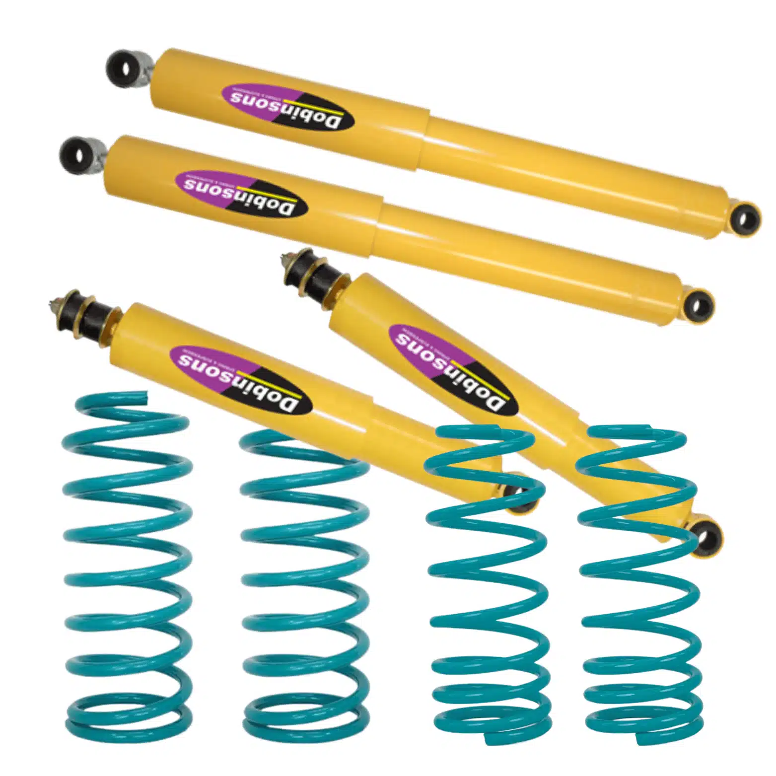 Shock absorbers and springs for Nissan Patrol GU