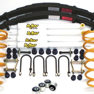 2 Inch 50mm RAW Nitro 4x4 Lift Kit to suit Toyota Landcruiser 76 Series 2007-on
