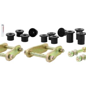 Rear Leaf Spring - Bushing and Greaseable Shackle/Pin Kit to Suit Toyota Hilux 2015-on 4wd