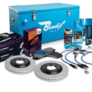 Front 2" Brake Upgrade Kit to suit Holden Colorado RG 2012-2017 & Isuzu D-Max 2012-2020 with flat (inboard) rotor, with VSC