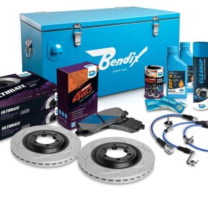 Front 0" Brake Upgrade Kit to suit Holden Colorado RG 2012-2017 & Isuzu D-Max 2012-2020 with flat (inboard) rotor, no VSC