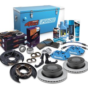 Rear Big Brake Upgrade Kit to suit Toyota Land Cruiser 76, 78, 79 Series 2007-on with 17" Wheels or larger