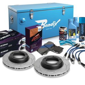 Front 0" Brake Upgrade Kit to suit Toyota Land Cruiser 70, 75, 78, 79 Series 1999-2014 without ABS