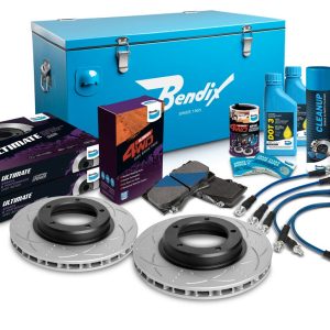 Front 2" Brake Upgrade Kit to suit Toyota Land Cruiser 70, 75, 78, 79 Series 1999-2014 without ABS