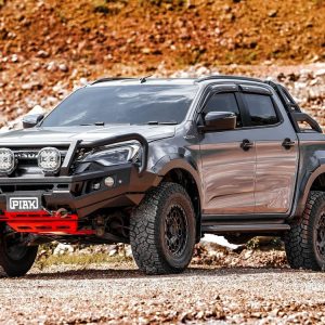 Genesis Loop Bar (Black Recovery Points & Orange Bash Plate) for Isuzu D-Max (11/2023 on)