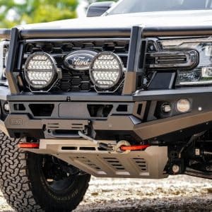 Genesis Loop Bar (Orange Recovery Points & Grey Bash Plate) for Ford Ranger (5/2022 on) & Everest (6/2022 on)
