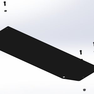 Winch Area Cover Plate (delete), JK, JL, JT Wrangler Bull Bar