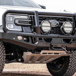 Genesis Loop Bar (Black Recovery Points & Grey Bash Plate) for Ford Ranger (5/2022 on) & Everest (6/2022 on)