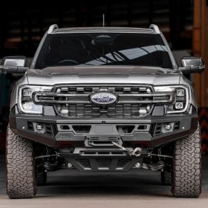 Genesis Non Loop Bar (Black Recovery Points & Bash Plate) for Ford Ranger (5/2022 on) & Everest (6/2022 on)