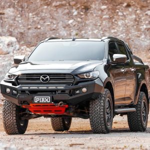 Genesis Non Loop Bar (Orange Recovery Points & Orange Bash Plate) for Mazda BT-50 (7/2020 on)