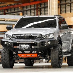 Elite Non Loop Bar (Black Recovery Points & Orange Bash Plate) for Isuzu D-Max (7/2020 to 10/2023)