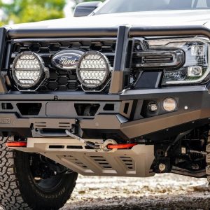 Genesis Loop Bar (Orange Recovery Points & Grey Bash Plate) for Ford Ranger (5/2022 on) & Everest (6/2022 on)
