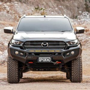 Genesis Non Loop Bar (Black Recovery Points & Bash Plate) for Mazda BT-50 (7/2020 on)