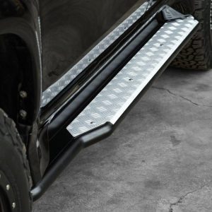 Side Step (Racer, Silver) for Mitsubishi Pajero Sport (10/2016 on)