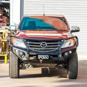 Elite Loop Bar (Black Recovery Points & Orange Bash Plate) for Mazda BT-50 (10/2011 to 6/2020)