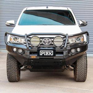 Elite Loop Bar with Black Protection Plate for Toyota Hilux (7/2015 to 5/2018)