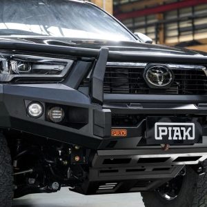 Elite Loop Bar (Black Recovery Points & Bash Plate) for Toyota Hilux (5/2020 to 7/2024)