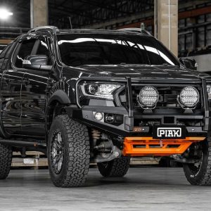 Elite Loop Bar (Black Recovery Points & Orange Bash Plate) for Ford Ranger PX (6/2015 to 4/2022)