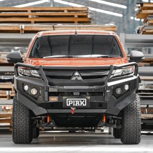 Elite Loop Bar (Orange Recovery Points & Black Bash Plate) for Mitsubishi Triton MR (11/2018 to 11/2023)