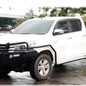 Side Step (Can use for rails, Black) for Toyota Hilux (7/2015 to 7/2024)