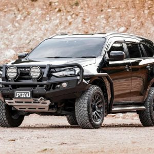 Genesis Loop Bar (Black Recovery Points & Grey Bash Plate) for Isuzu MU-X (6/2021 to 10/2024)