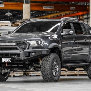 Elite Non Loop Bar (Black Recovery Points & Bash Plate) for Ford Ranger PX (6/2015 to 4/2022) & Everest (7/2015 to 5/2022)