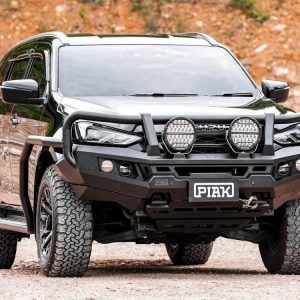 Genesis Loop Bar (Black Recovery Points & Bash Plate) for Isuzu MU-X (6/2021 to 10/2024)