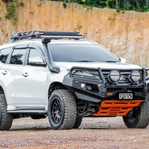 Elite Loop Bar (Black Recovery Points & Orange Bash Plate) for Mitsubishi Pajero Sport QE & QF (8/2020 to 2/2024)