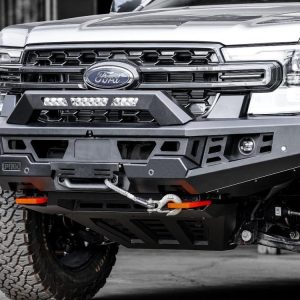 Genesis Non Loop Bar (Orange Recovery Points & Black Bash Plate) for Ford Ranger (5/2022 on) & Everest (6/2022 on)