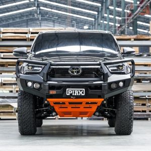 Elite Loop Bar (Black Recovery Points & Orange Bash Plate) for Toyota Hilux (5/2020 to 7/2024)