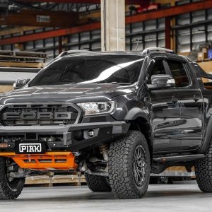 Elite Non Loop Bar (Black Recovery Points & Orange Bash Plate) for Ford Ranger PX (6/2015 to 4/2022) & Everest (7/2015 to 5/2022)