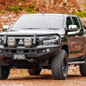Genesis Loop Bar (Black Recovery Points & Black Bash Plate) for Mitsubishi Triton MV (12/2023 on)