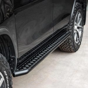 Side Step (Can use for rails, Black) for Toyota Fortuner GUN156R (8/2015 to 5/2018)