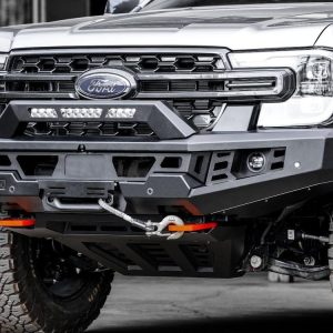 Genesis Non Loop Bar (Orange Recovery Points & Black Bash Plate) for Ford Ranger (5/2022 on) & Everest (6/2022 on)