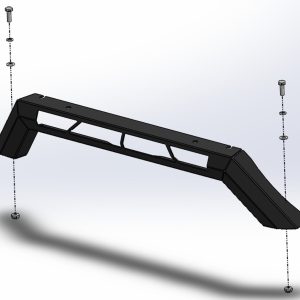 Stealth Top Hoop Type B, to Suit LED Light JK, JT and JL Wrangler