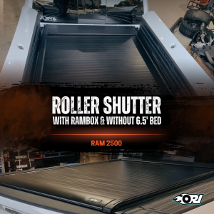 ORI RAM 2500 Roller Shutter with RAMBOX & Without 6.5' BED