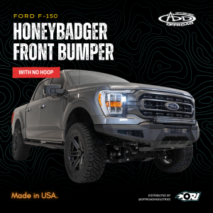 Addictive Desert Designs FORD F-150 Honeybadger Front Bumper 21 - 23
