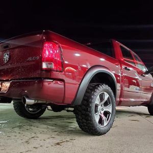 Bushwacker Flares Matte Black Ram 1500 DS
