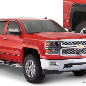 Bushwacker Flares Silverado 2500 3500 Pocket Bolt Style 2015 - 2019