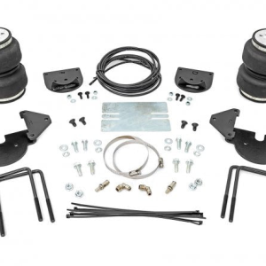 Rough Country Airbags Setup Lifted Chevrolet Silverado 1500 LTZ Trailboss