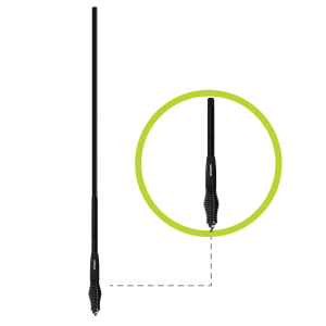 2-in-1 All-Terrain UHF CB Antenna for low/high gain (3dbi/6.5dbi) (ANU1206)