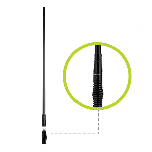 ANU800 6.5dBi UHF CB Antenna with Detachable Fibreglass Pole