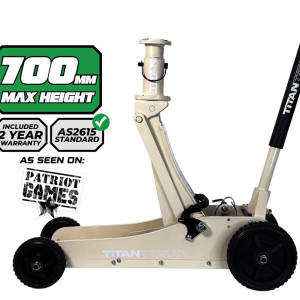 3 TONNE RUGGED FLOOR JACK - LIGHT SANDY TAUPE EDITION