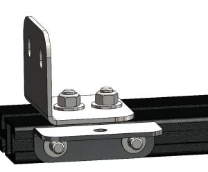 Alu-Cab LT-50 to Alu-Cab Load Bars Mounting Bracket